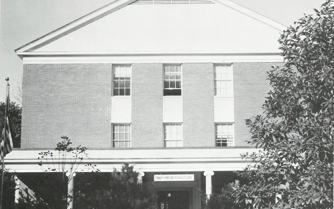 old picture of Trinity schoolon page image
